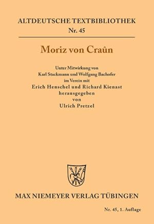 Bild des Verkufers fr Moriz Von Cran -Language: german zum Verkauf von GreatBookPrices