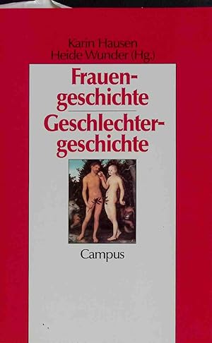 Seller image for Frauengeschichte - Geschlechtergeschichte. Reihe "Geschichte und Geschlechter" ; Bd. 1 for sale by books4less (Versandantiquariat Petra Gros GmbH & Co. KG)