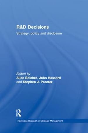 Immagine del venditore per R&D Decisions : Strategy Policy and Innovations venduto da AHA-BUCH GmbH