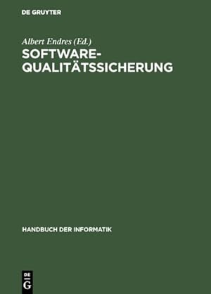 Bild des Verkufers fr Software-qualittssicherung : Konstruktive Und Analytische Manahmen -Language: german zum Verkauf von GreatBookPrices