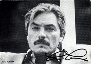 Ansichtskarte / Postkarte Schauspieler Juraj Kukura, Portrait, Autogramm