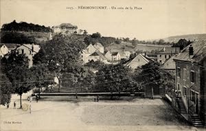 Ansichtskarte / Postkarte Hérimoncourt Doubs, Teilansicht, Platz