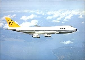 Ansichtskarte / Postkarte Passagierflugzeug Condor, Boeing 747 Jumbo Jet