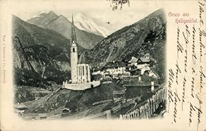 Ansichtskarte / Postkarte Heiligenblut am Großglockner in Kärnten, Gesamtansicht, Kirche