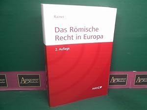 Bild des Verkufers fr Das Rmische Recht in Europa. zum Verkauf von Antiquariat Deinbacher