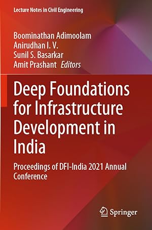 Image du vendeur pour Deep Foundations for Infrastructure Development in India mis en vente par moluna