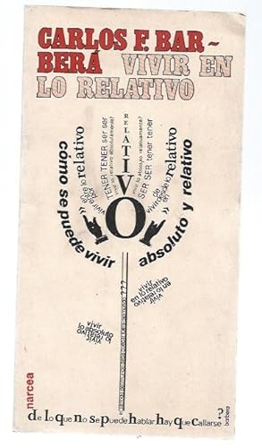 Seller image for VIVIR EN LO RELATIVO for sale by Desvn del Libro / Desvan del Libro, SL