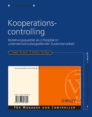 Seller image for Kooperationscontrolling for sale by BuchWeltWeit Ludwig Meier e.K.