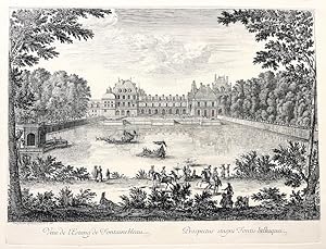 Veue de l' Estang de Fontainebleau ; Prospectus stagni Fontis-bellaquei