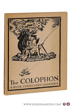 Bild des Verkufers fr The Colophon. A Book Collectors' Quarterly. Part One. zum Verkauf von Emile Kerssemakers ILAB