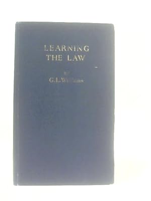 Bild des Verkufers fr Learning the Law: A Book for the Guidance of the Law Student With a Chapter on Careers zum Verkauf von World of Rare Books
