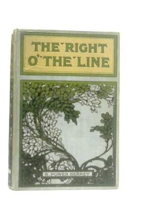 Bild des Verkufers fr The Right o' the Line zum Verkauf von World of Rare Books