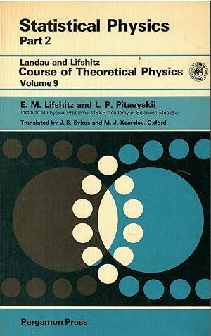 Immagine del venditore per Statistical Physics, Part 2: Volume 9 venduto da Libreria sottomarina - Studio Bibliografico