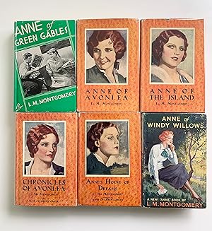 Collection of Six Anne of Green Gables Books (1936-38).