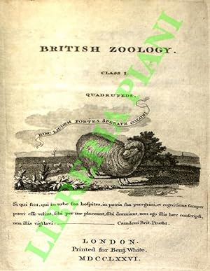 Bild des Verkufers fr British Zoology. zum Verkauf von Libreria Piani