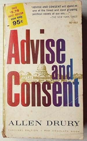 Seller image for Advise and Consent for sale by Paper Garden Books