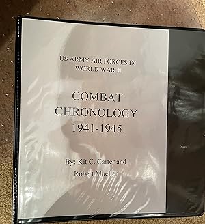 Seller image for US Army Air Forces in World War 11 combat chronology for sale by John Hopkinson - Bookseller