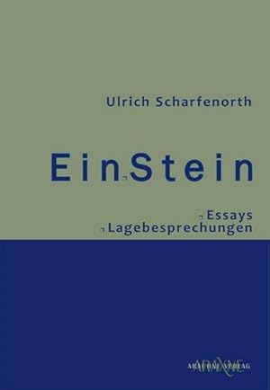 Bild des Verkufers fr EinStein: Essays, Lagebesprechungen (querbeet) zum Verkauf von Rheinberg-Buch Andreas Meier eK