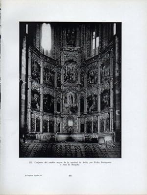 Seller image for LAMINA V41073: Retablo mayor de la Catedral de Avila for sale by EL BOLETIN