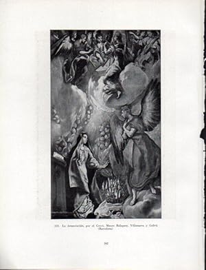 Seller image for LAMINA V41115: La Anunciacion por el Greco for sale by EL BOLETIN