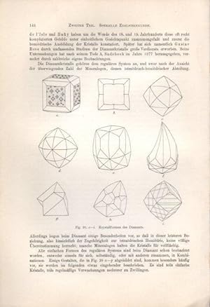 Bild des Verkufers fr LAMINA V41128: Kristallformen des Diamants zum Verkauf von EL BOLETIN