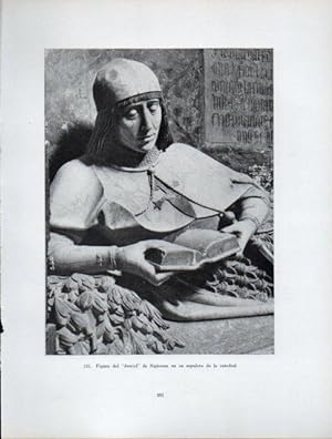 Seller image for LAMINA V41023: Figura del doncel de Siguenza en su sepulcro for sale by EL BOLETIN