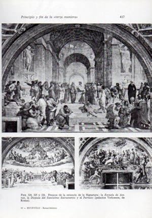 Seller image for LAMINA V41305: Frescos de la estancia de la Signatura, palacios Vaticanos for sale by EL BOLETIN