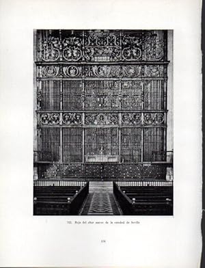 Seller image for LAMINA V41122: Reja altar mayor Catedral de Sevilla for sale by EL BOLETIN