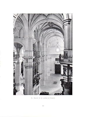 Seller image for LAMINA V40996: Interior Catedral de Granada for sale by EL BOLETIN