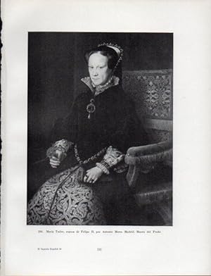 Seller image for LAMINA V41099: Maria Tudor esposa de Felipe II por Antonio Moro for sale by EL BOLETIN