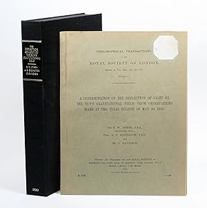 A Determination of the Deflection of Light by the Sun's Gravitational Field, from Observations Ma...