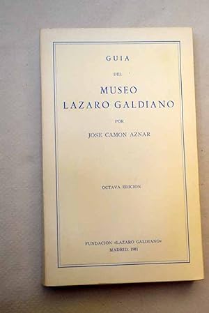 Imagen del vendedor de Gua del Museo Lzaro Galdiano a la venta por Alcan Libros