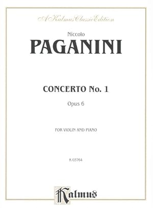 Imagen del vendedor de Concerto No. 1, Opus 6 : For Violin and Piano a la venta por GreatBookPrices