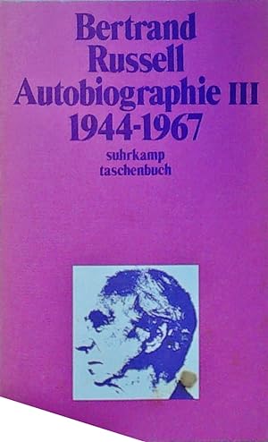 Autobiographie, Bd. 3: 1944 - 1967 3. 1944 - 1967