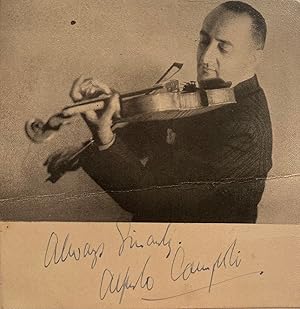 Signed photograph