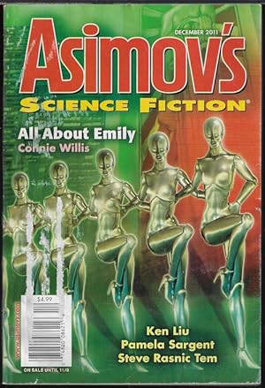 Bild des Verkufers fr ASIMOV'S Science Fiction: December, Dec. 2011 zum Verkauf von Books from the Crypt