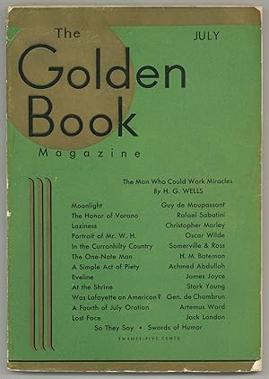 Bild des Verkufers fr The Golden Book Magazine - Vol. XVI, No. 91, July 1932 zum Verkauf von Between the Covers-Rare Books, Inc. ABAA
