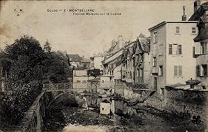 Ansichtskarte / Postkarte Montbéliard Doubs, Vieilles Maisons sur la Luzine