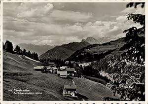 Ansichtskarte / Postkarte Pradaschier Churwalden Arosa Kt. Graubünden, Teilansicht