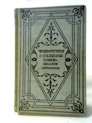 Bild des Verkufers fr Wordsworth and Coleridge Lyrical Ballads 1798 zum Verkauf von World of Rare Books