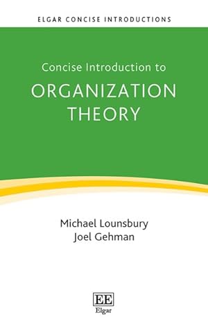 Seller image for Concise Introduction to Organization Theory : From Ontological Differences to Robust Identities for sale by GreatBookPricesUK