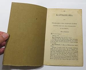 He Katikihama Hei Whakaako I Nga Tangata Katoa [Church Catechism from the Book of Common Prayer]