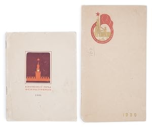 [SOVIET PROMOTION OF PHYSICAL CULTURE] 2 pre-WWII brochures issued for annual sports parades