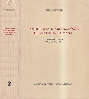 Topografia e archeologia dell'Africa Romana, volume X, tomo VII