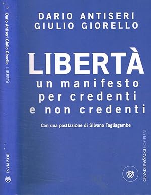 Seller image for Libert un manifesto per credenti e non credenti for sale by Biblioteca di Babele