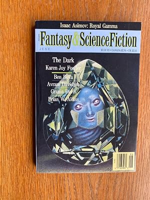 Imagen del vendedor de Fantasy and Science Fiction June 1991 a la venta por Scene of the Crime, ABAC, IOBA
