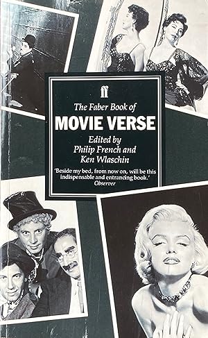 Imagen del vendedor de The Faber book of movie verse a la venta por Acanthophyllum Books