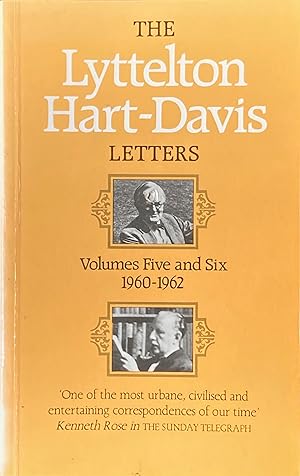 Imagen del vendedor de The Lyttelton Hart-Davis letters vols. 5 & 6 (in one volume) a la venta por Acanthophyllum Books