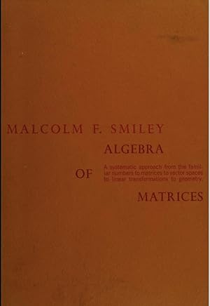 Algebra of Matrices