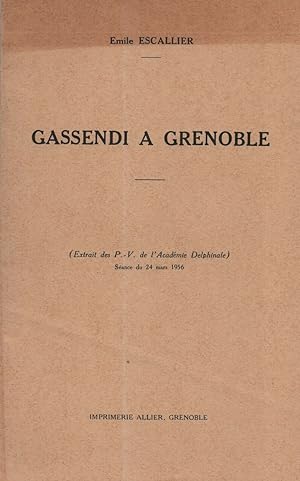 Imagen del vendedor de Gassendi  Grenoble a la venta por dansmongarage